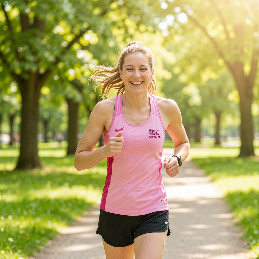 Active lifestyle with Heart & Vitality Complex - healthy living and natural wellness